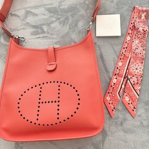 Hermes 2021 Epsom Evelyne III 33 Crevette